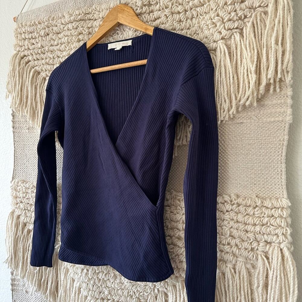 Jonathan Simkhai Maci Wrap Top - Picture 2 of 8